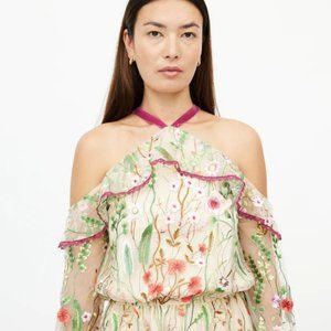 Alexis beige Adeline dress